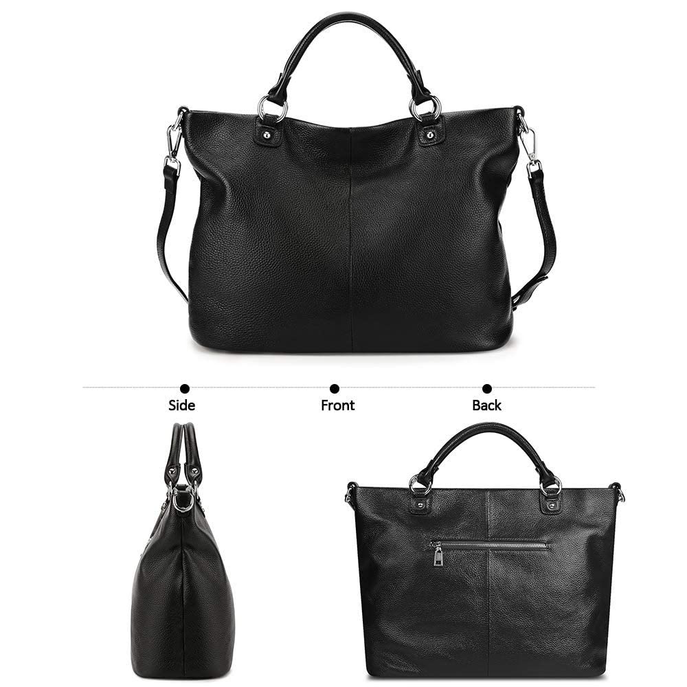 Foto 6 | Bolso De Mano Kattee Con Parte Superior De Piel Suave Para Mujer - Venta Internacional.