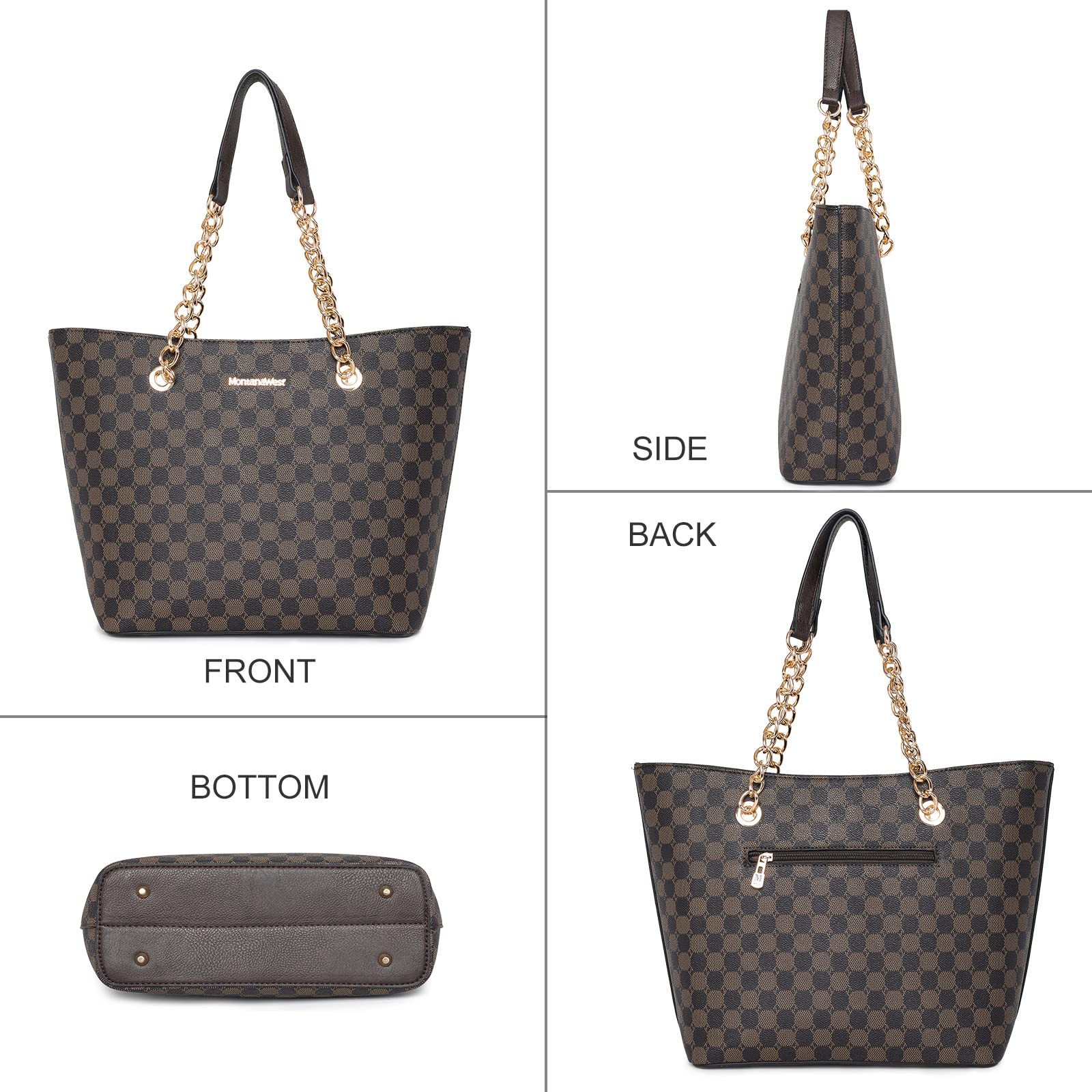 Foto 4 | Bolso De Mano Montana West Mwc-039cf Para Mujer En Piel Sintética - Venta Internacional.