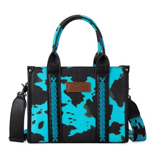 Foto 1 | Bolso Wrangler Con Estampado De Vaca Para Mujer, Color Turquesa - Venta Internacional.
