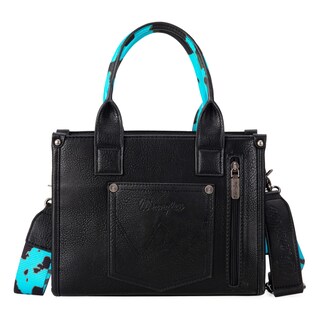 Foto 5 | Bolso Wrangler Con Estampado De Vaca Para Mujer, Color Turquesa - Venta Internacional.