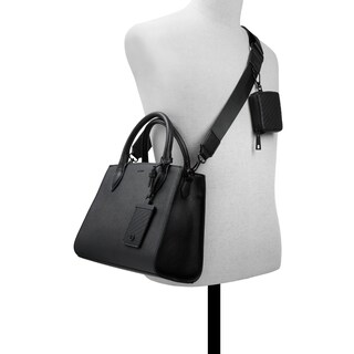 Foto 4 | Bolso Tipo Cartera Aldo Cadoanad Negro/negro Sintético Mediano - Venta Internacional.
