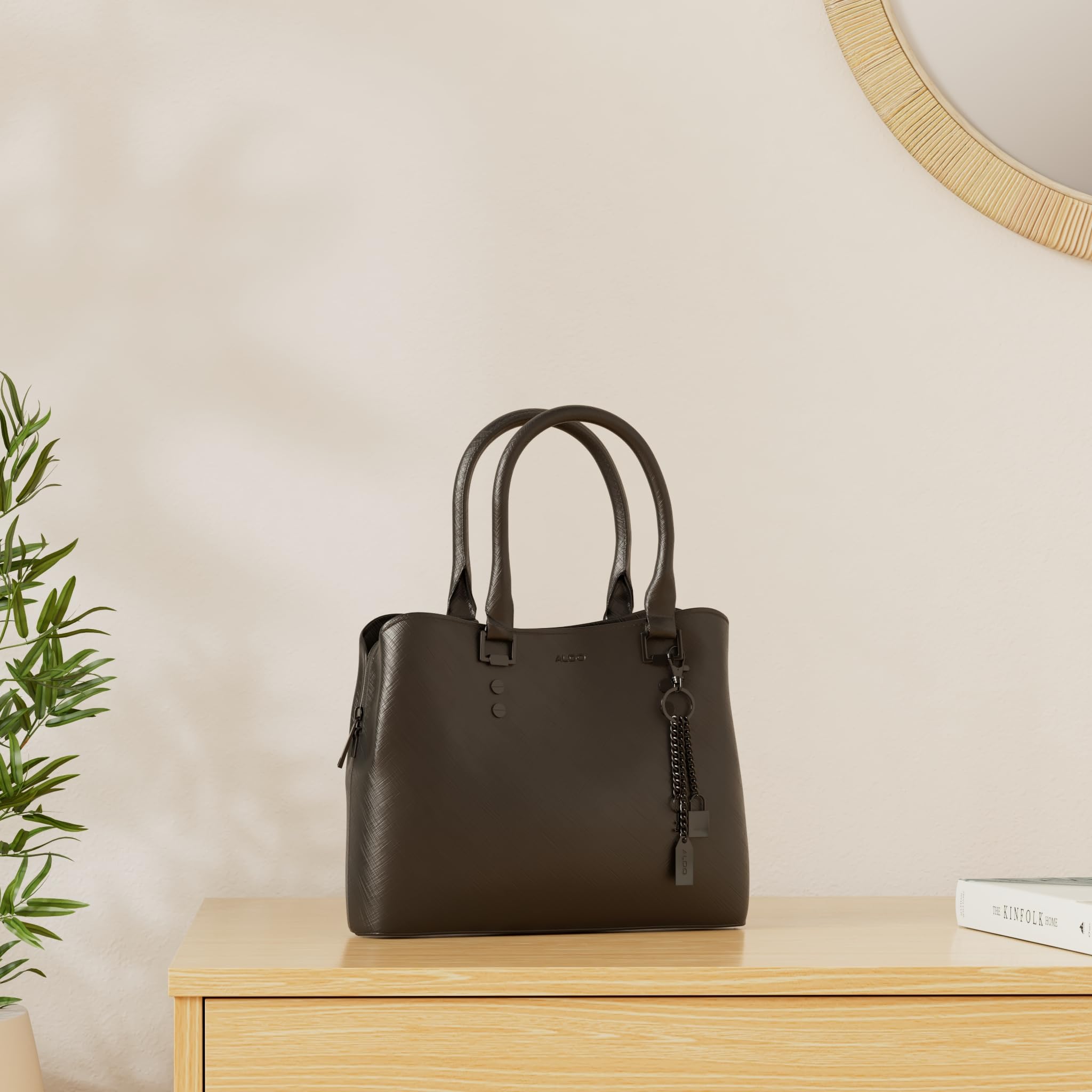 Foto 3 pulgar | Bolso De Mano Aldo Legoirii Para Mujer En Piel Sintética Negra - Venta Internacional.