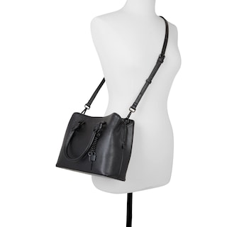 Foto 5 | Bolso De Mano Aldo Legoirii Para Mujer En Piel Sintética Negra - Venta Internacional.