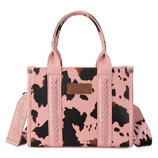 Foto 1 | Bolso Wrangler Con Estampado De Vaca Para Mujer, Estilo Western, Color Rosa - Venta Internacional.