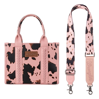 Foto 3 | Bolso Wrangler Con Estampado De Vaca Para Mujer, Estilo Western, Color Rosa - Venta Internacional.