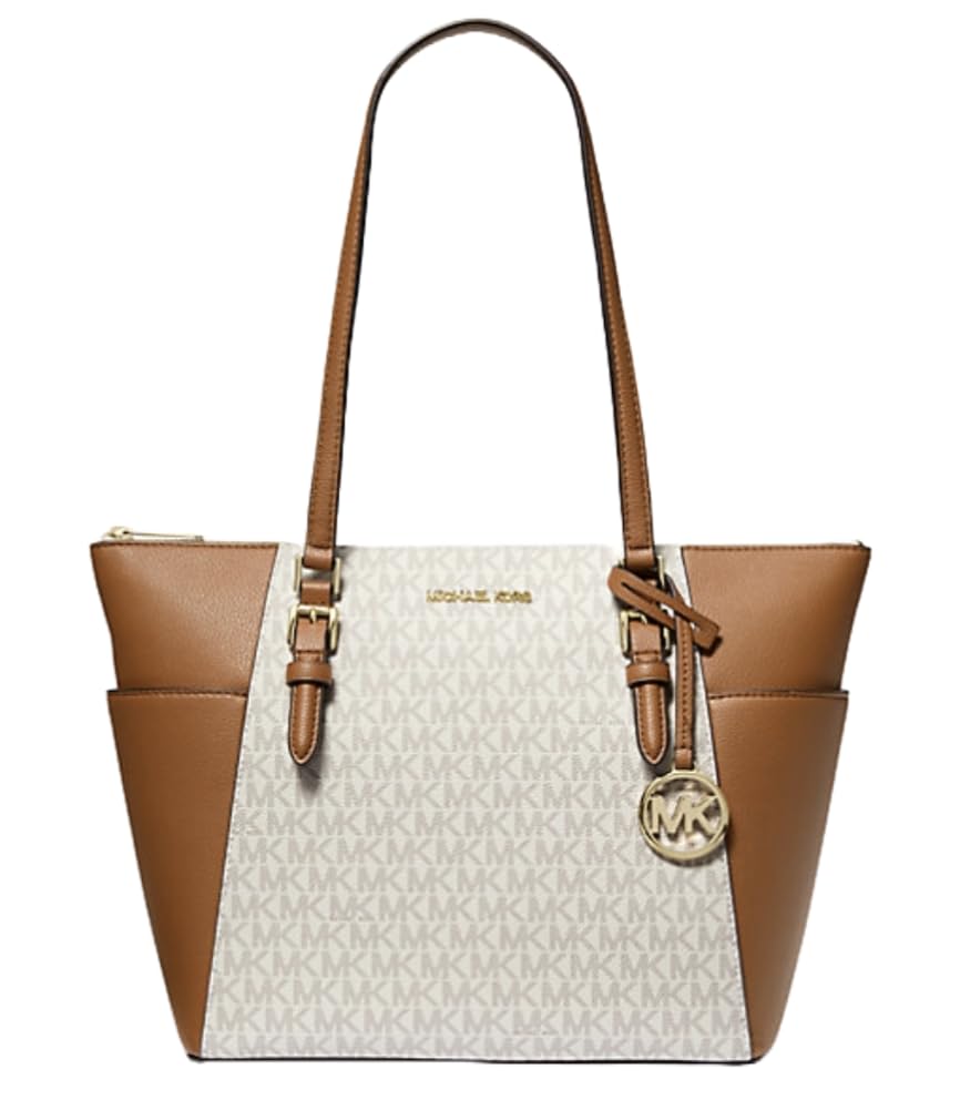 Bolso Michael Kors Charlotte Large De Piel Saffiano - Venta Internacional.