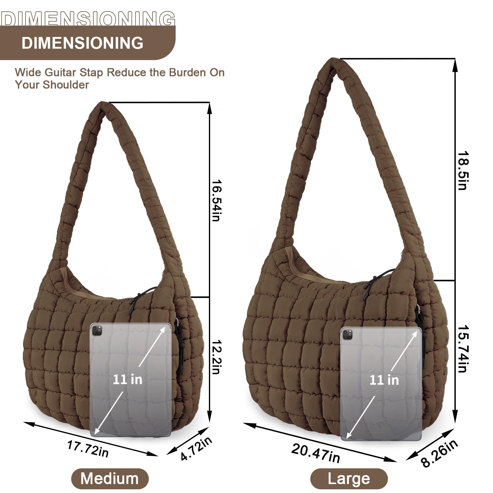 Foto 3 pulgar | Bolsa Acolchada Uixizq Para Mujer, Acolchada, Nailon, Color Cian - Venta Internacional.