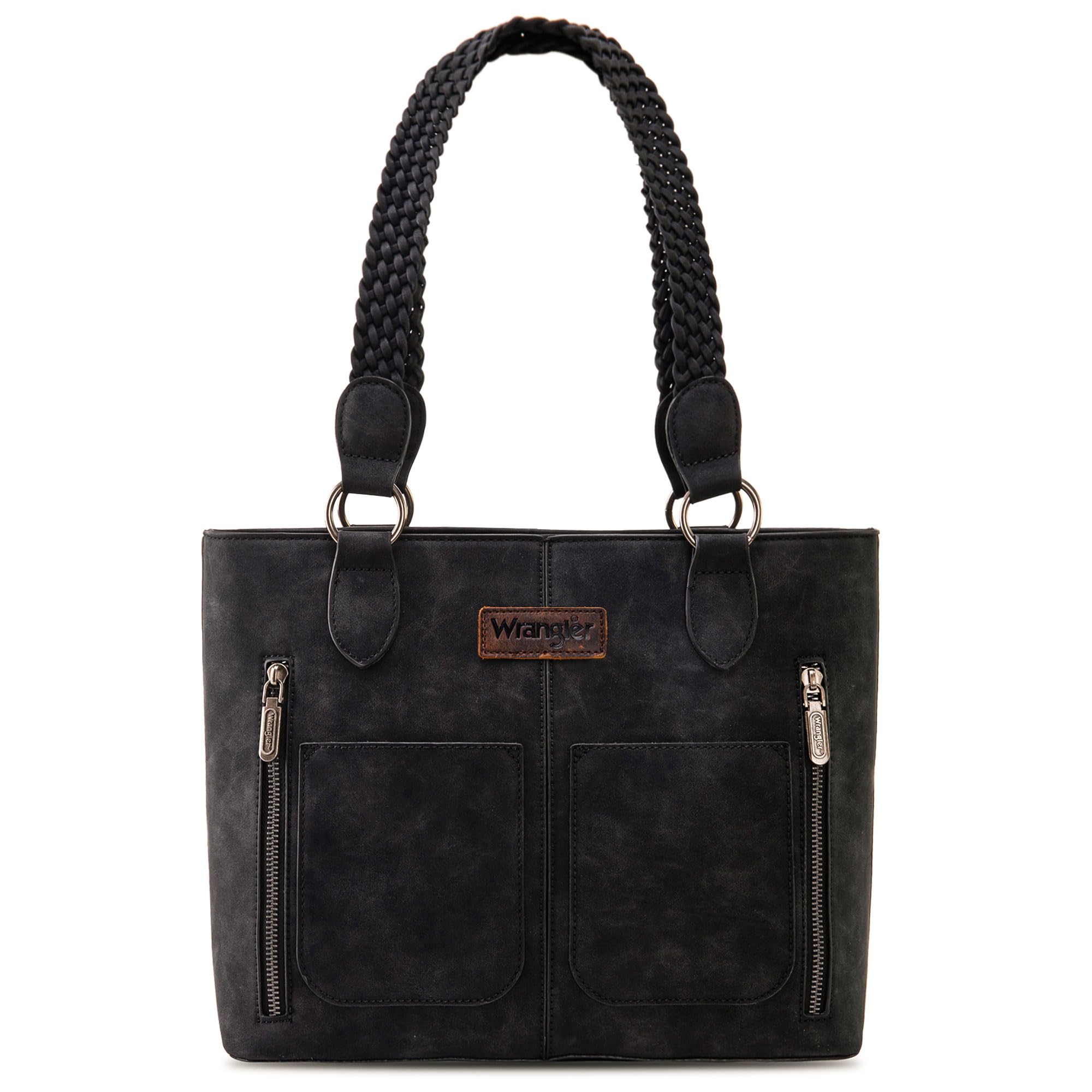 Bolso De Mano Wrangler Wg78-g8317bk Para Mujer Tipo Cuero - Venta Internacional.