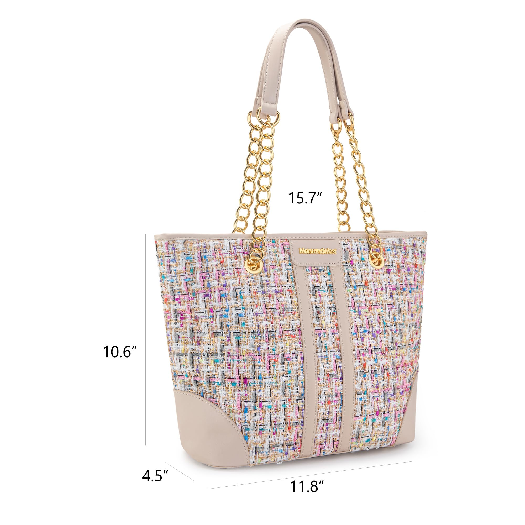 Foto 5 pulgar | Bolso De Mano Montana West Mwc-291bg Para Mujer De Piel Vegana - Venta Internacional.