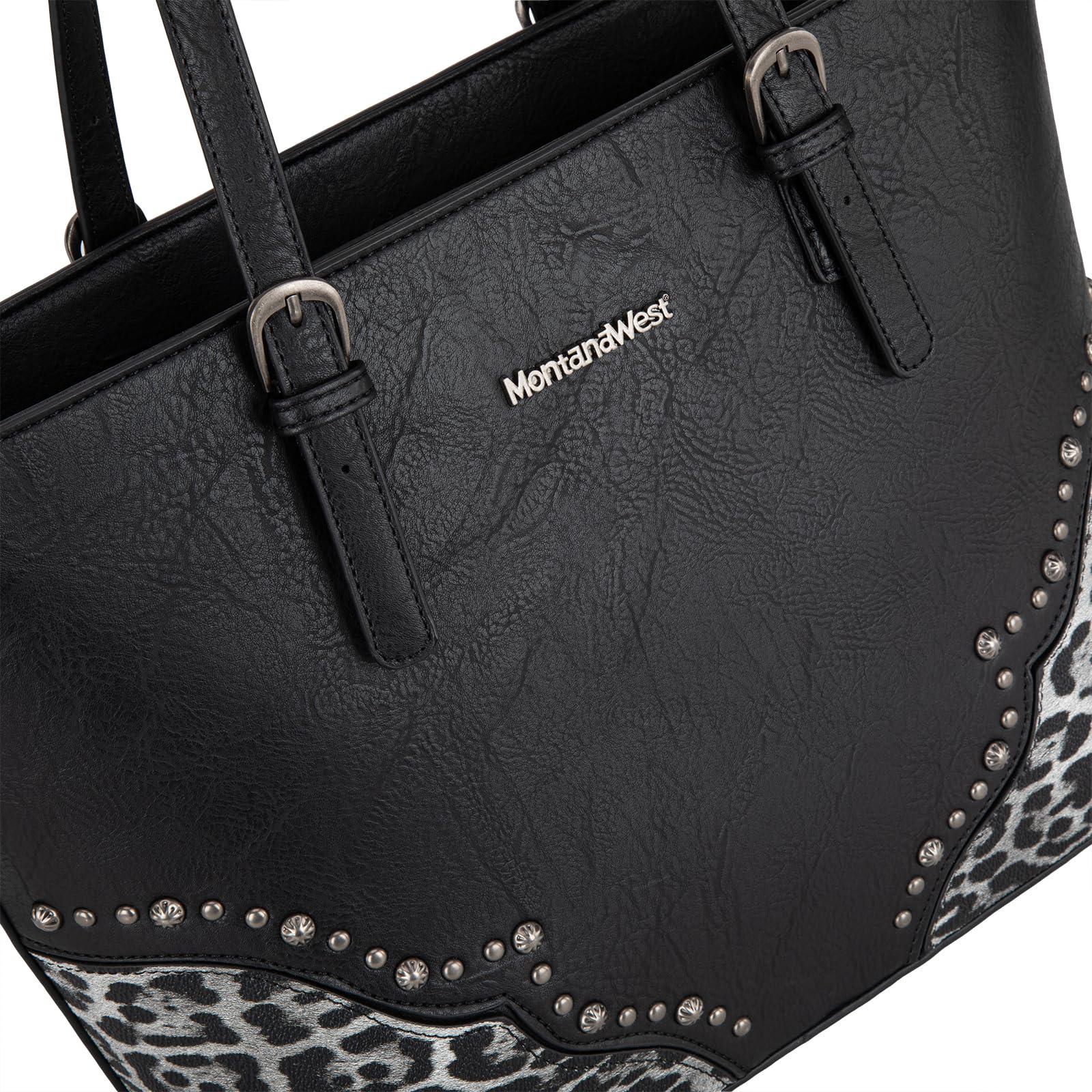 Foto 5 pulgar | Conjunto De Bolsos Montana West Mwc3-g058bk Con Estampado De Leopardo Para Mujer - Venta Internacional.