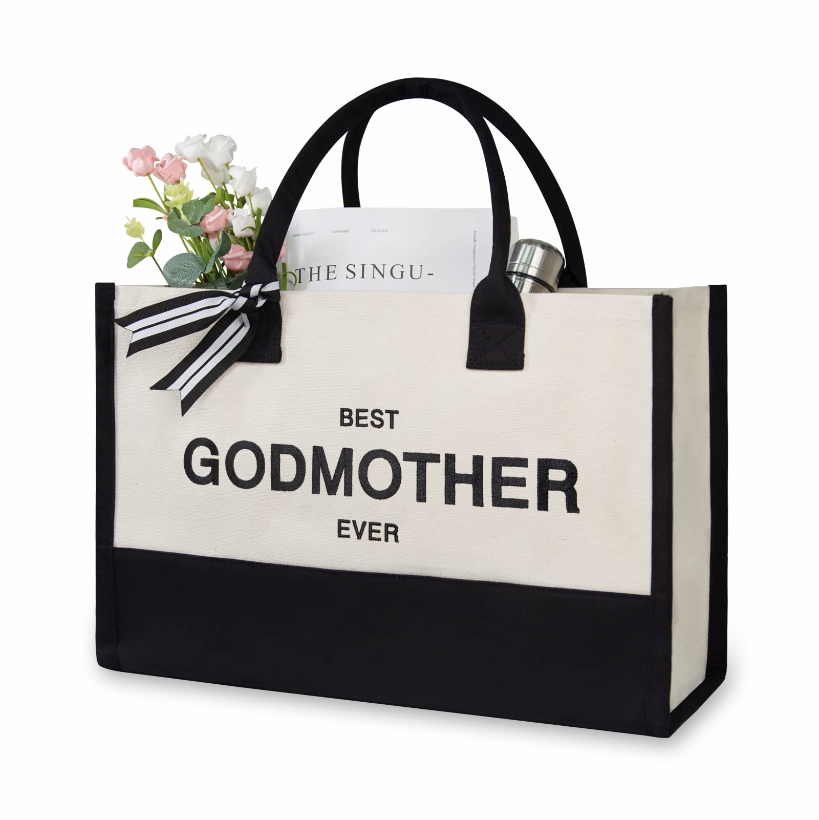 Foto 2 pulgar | Bolsa De Tela Bordada Con Diseño Superior Para Mujer, 17 X 30 X 20 Cm - Venta Internacional.