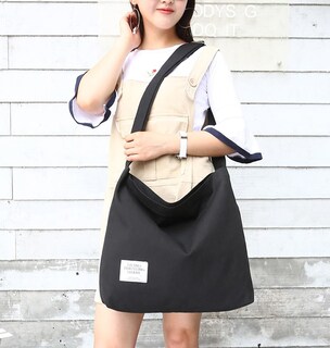 Foto 6 | Bolso De Hombro Covelin Retro Canvas Para Mujer Negro - Venta Internacional.