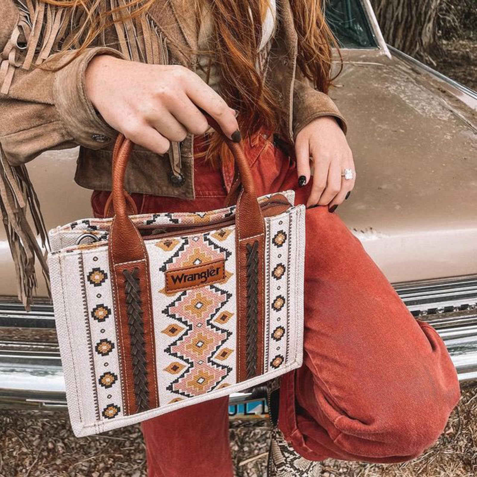 Foto 5 | Bolso De Mano Montana West Wrangler Para Mujer Wg2202-8120scf - Venta Internacional.