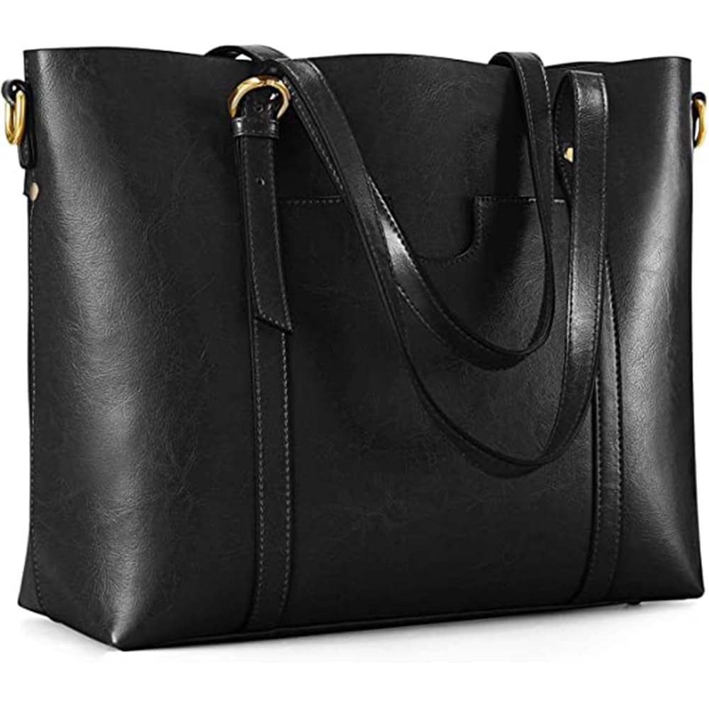 Foto 2 pulgar | Bolso Kattee De Piel Auténtica Vintage Para Mujer, Color Negro - Venta Internacional.