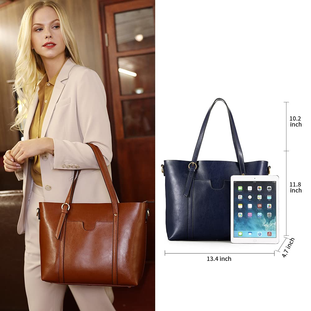 Foto 2 | Bolso Kattee De Piel Auténtica Vintage Para Mujer, Color Negro - Venta Internacional.