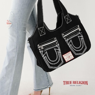 Foto 7 | Bolso Tipo Cartera True Religion Para Mujer, Poliéster Y Algodón, Color Negro - Venta Internacional.