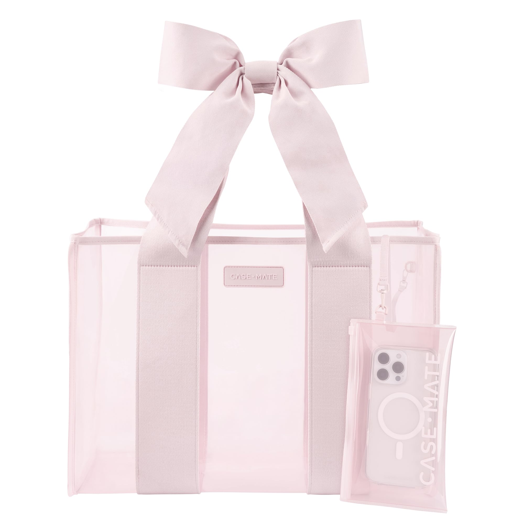 Beach Tote Case-mate Con Lazo Rosa Impermeable Para Mujer, Talla Grande - Venta Internacional.