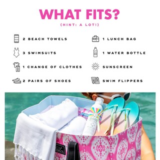 Foto 5 | Bolsa De Mano Scout, Grande, Con La Parte Superior Abierta, Impermeable Para Playa Y Piscina - Venta Internacional.