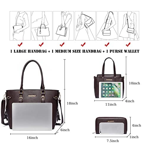 Foto 7 pulgar | Set De Monedero Montana West, Bolso Tipo Cartera De Piel Para Mujer - Venta Internacional.