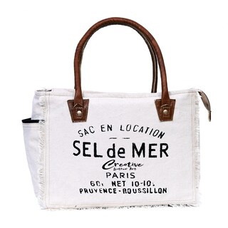 Foto 2 | Bolso Hobo Creative Leather Art Sel De Mer, Lona Para Mujer - Venta Internacional.