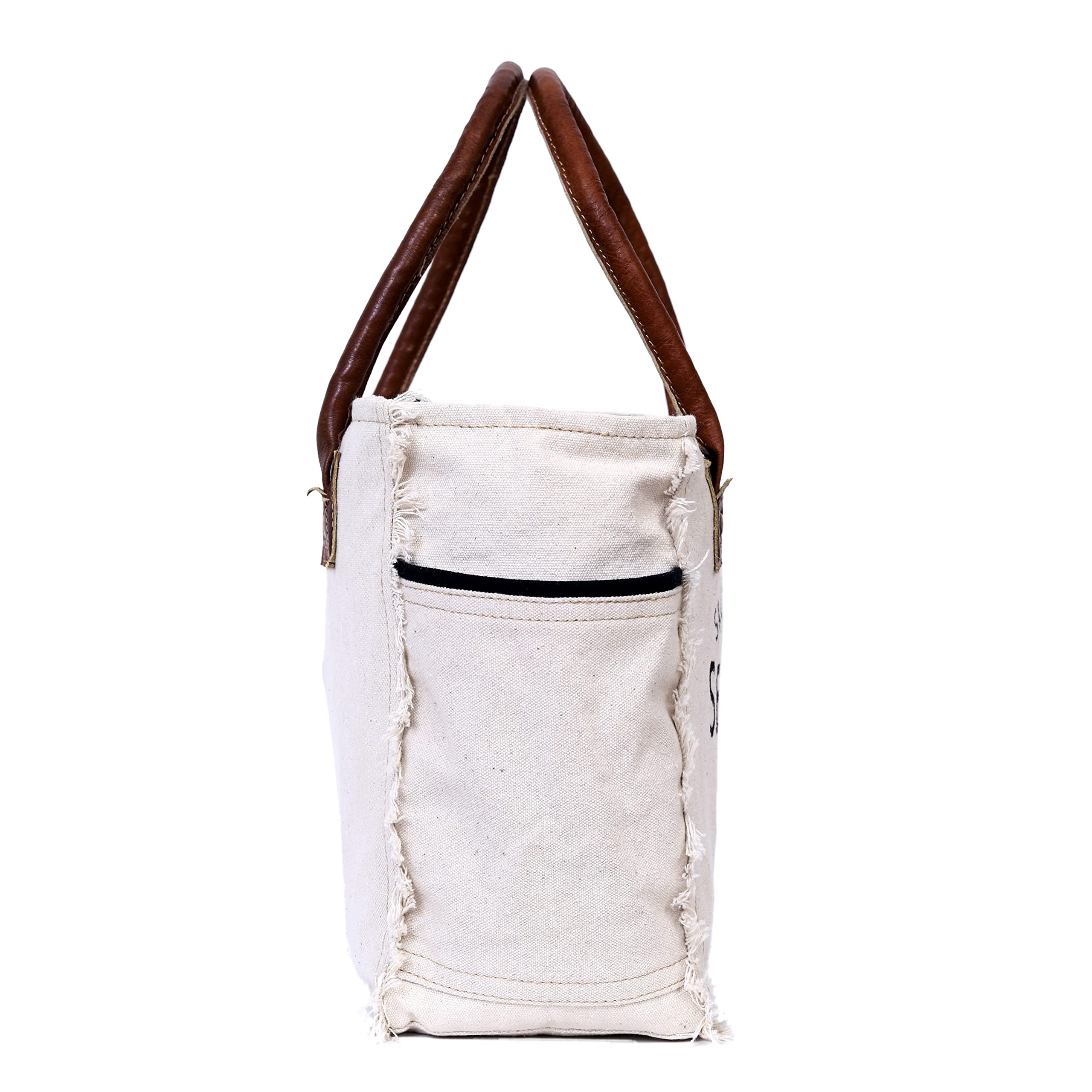 Foto 4 | Bolso Hobo Creative Leather Art Sel De Mer, Lona Para Mujer - Venta Internacional.