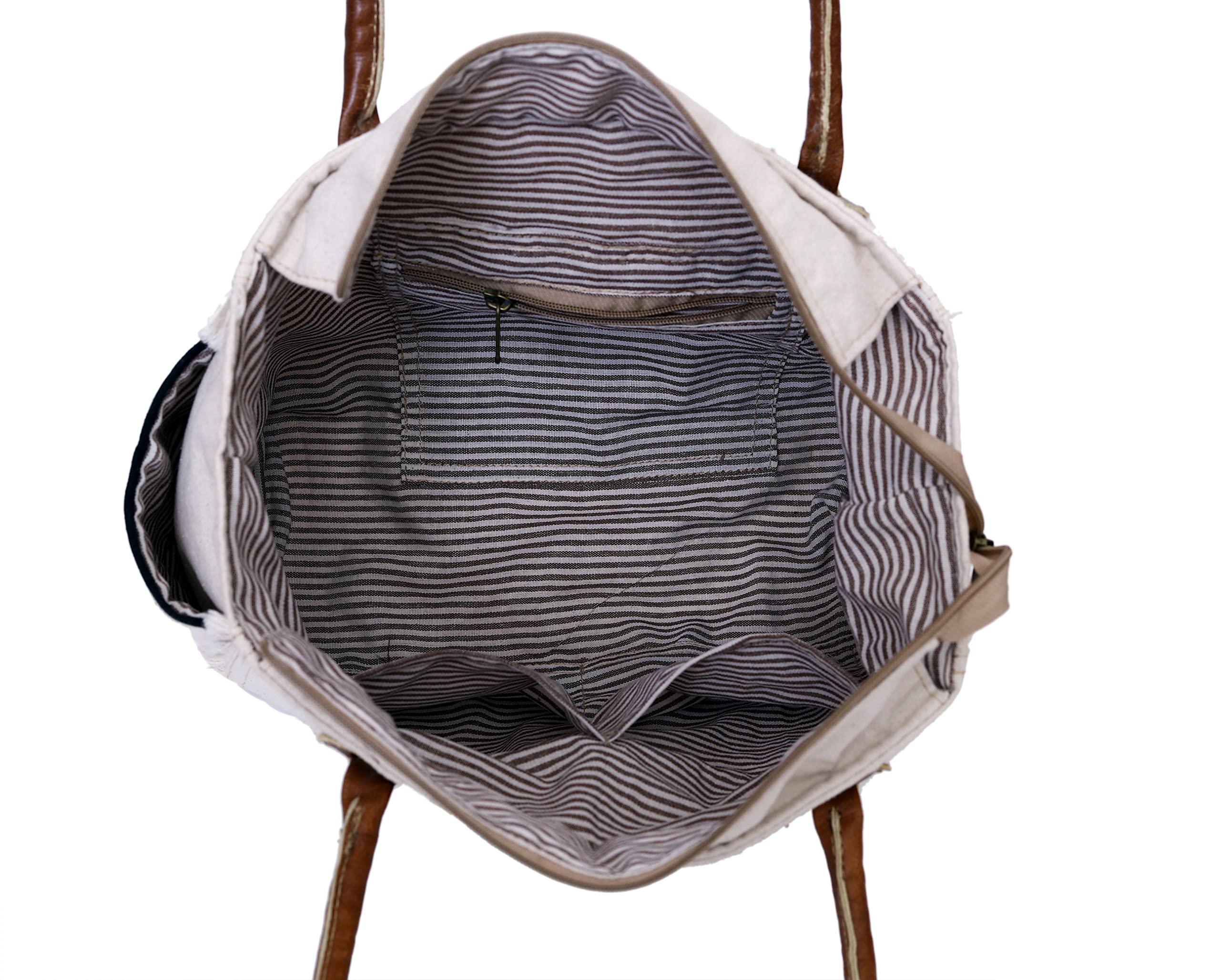 Foto 7 | Bolso Hobo Creative Leather Art Sel De Mer, Lona Para Mujer - Venta Internacional.