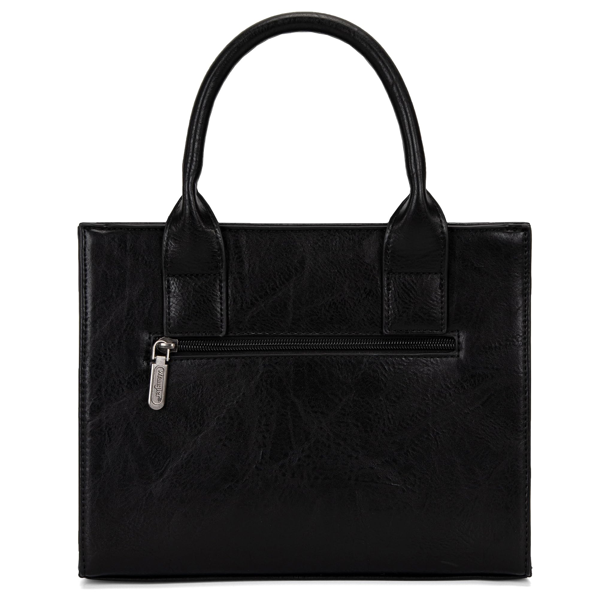 Foto 6 pulgar | Bolso De Mano Montana West Wrangler Para Mujer, Estampado De Cocodrilo Negro - Venta Internacional.