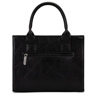 Foto 5 | Bolso De Mano Montana West Wrangler Para Mujer, Estampado De Cocodrilo Negro - Venta Internacional.