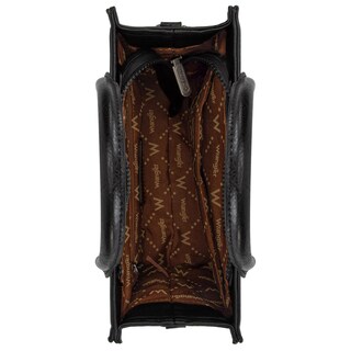 Foto 6 | Bolso De Mano Montana West Wrangler Para Mujer, Estampado De Cocodrilo Negro - Venta Internacional.