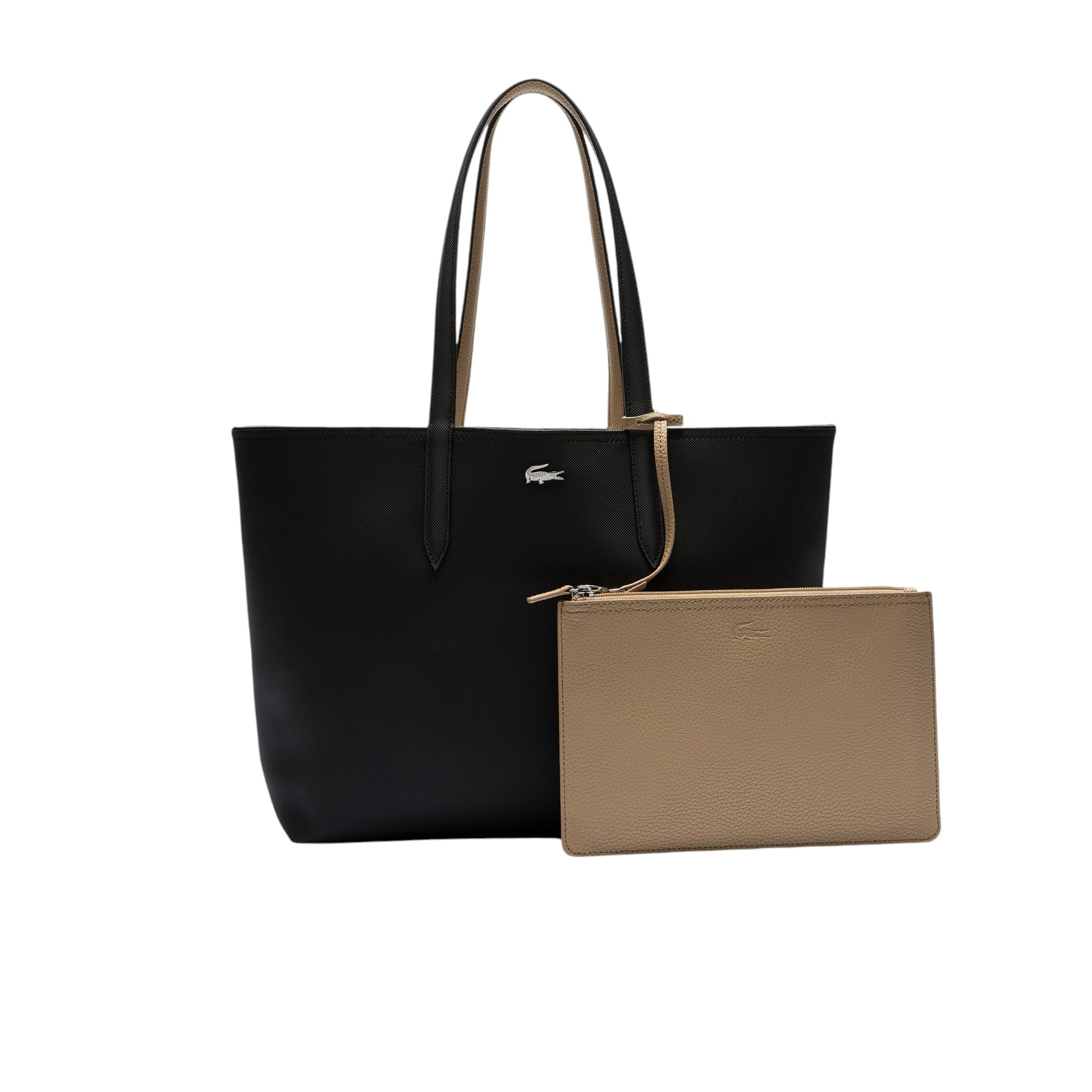 Foto 2 pulgar | Bolso De Mano Lacoste Anna Reversible Tuareg/grey Chine Para Mujer - Venta Internacional.