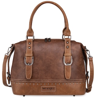 Foto 1 | Bolso Montana West Wrangler Doctor Bag Crazy Horse Leather - Venta Internacional.