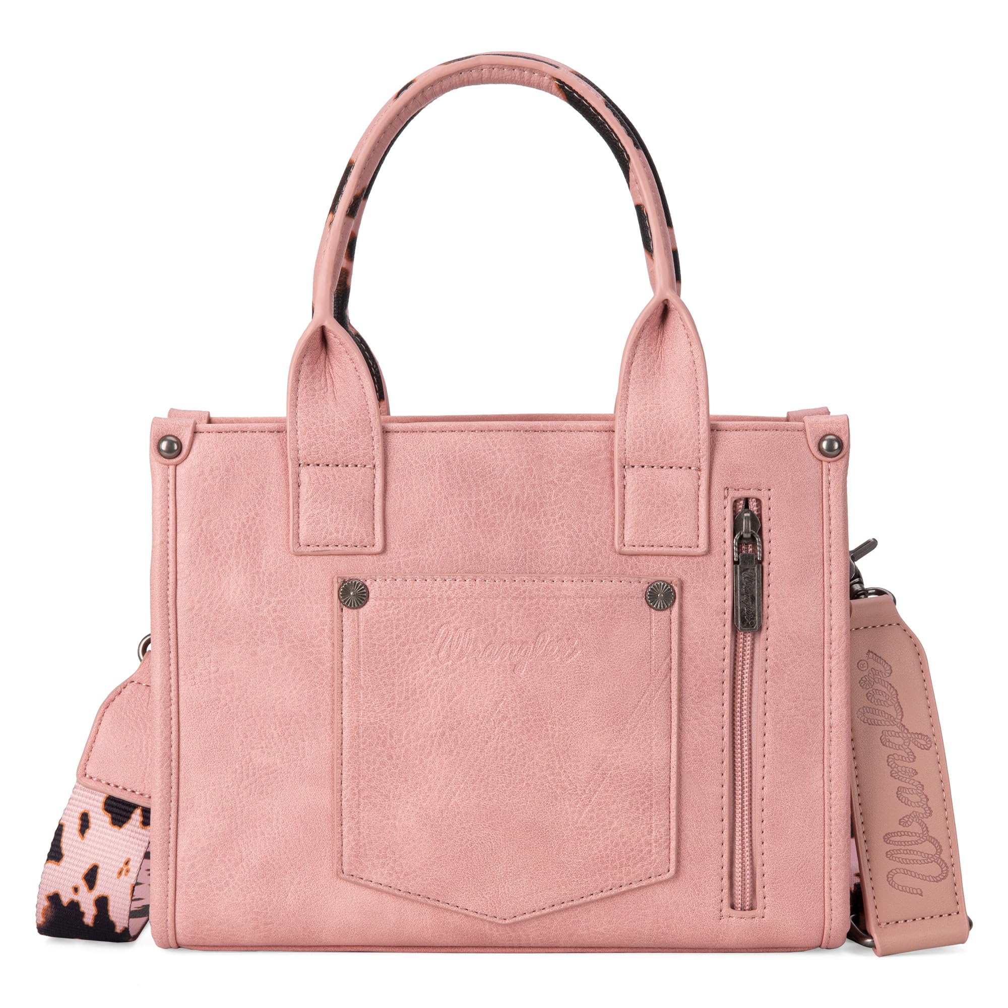 Foto 6 pulgar | Bolso Wrangler Tote Para Mujer Con Asa Superior Y Correa Cruzada - Venta Internacional.