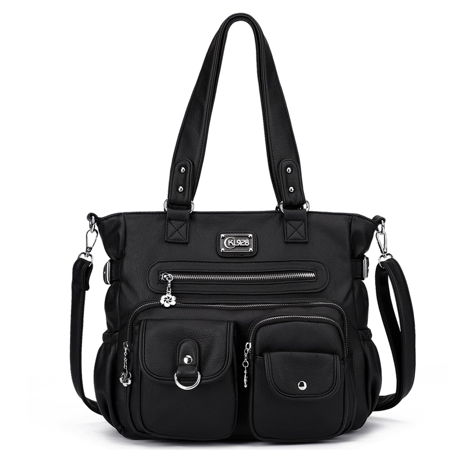 Foto 1 | Bolso De Hombro Kl928, Bolsos Grandes Para Mujer, Bolsos De Mano, Color Negro - Venta Internacional.