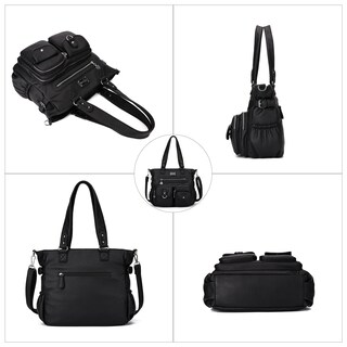 Foto 3 | Bolso De Hombro Kl928, Bolsos Grandes Para Mujer, Bolsos De Mano, Color Negro - Venta Internacional.