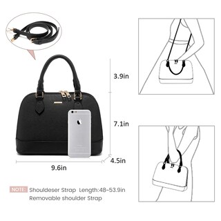 Foto 3 | Bandolera Lovevook Para Mujer Pequeña De Piel Vegana Negra - Venta Internacional.