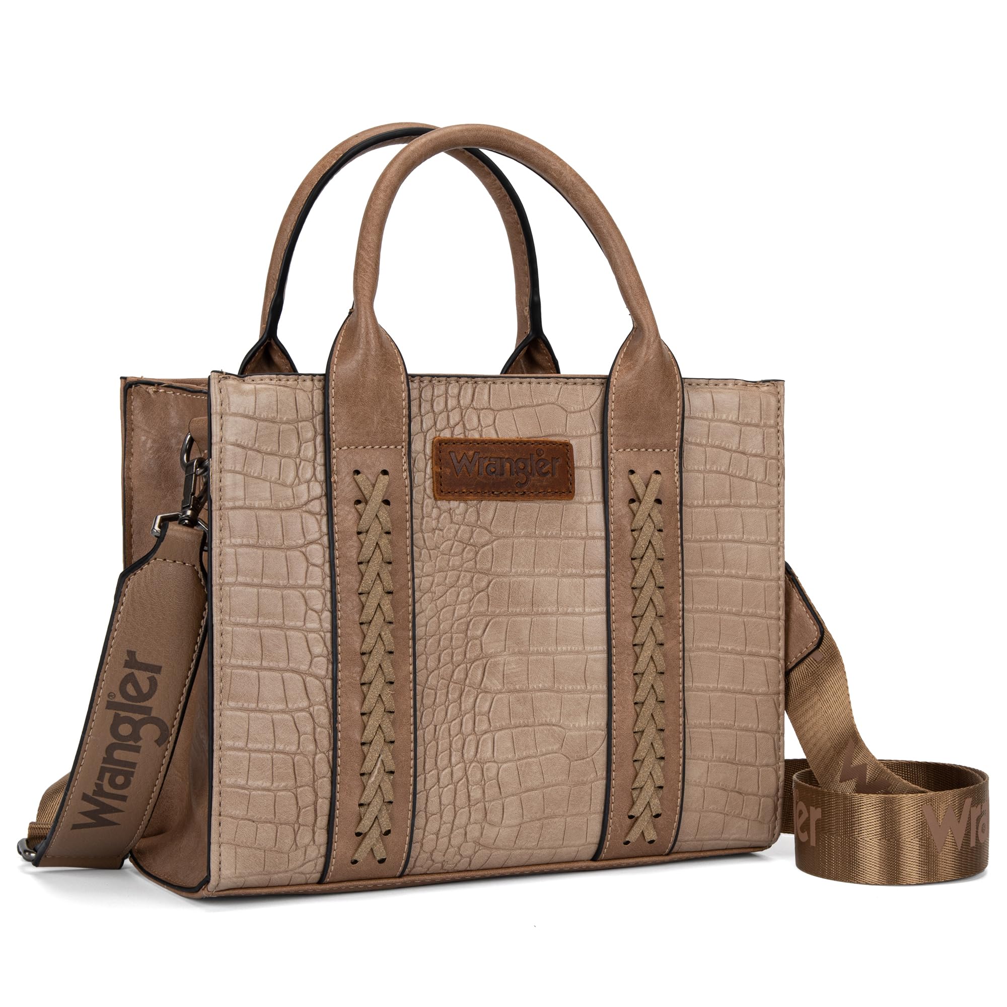 Bolso De Mano Montana West Wrangler Con Estampado De Cocodrilo Para Mujer - Venta Internacional.