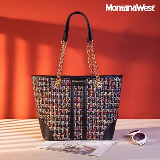 Foto 6 | Bolso De Mano Montana West Mwc-291bk Para Mujer Con Correa De Cadena - Venta Internacional.