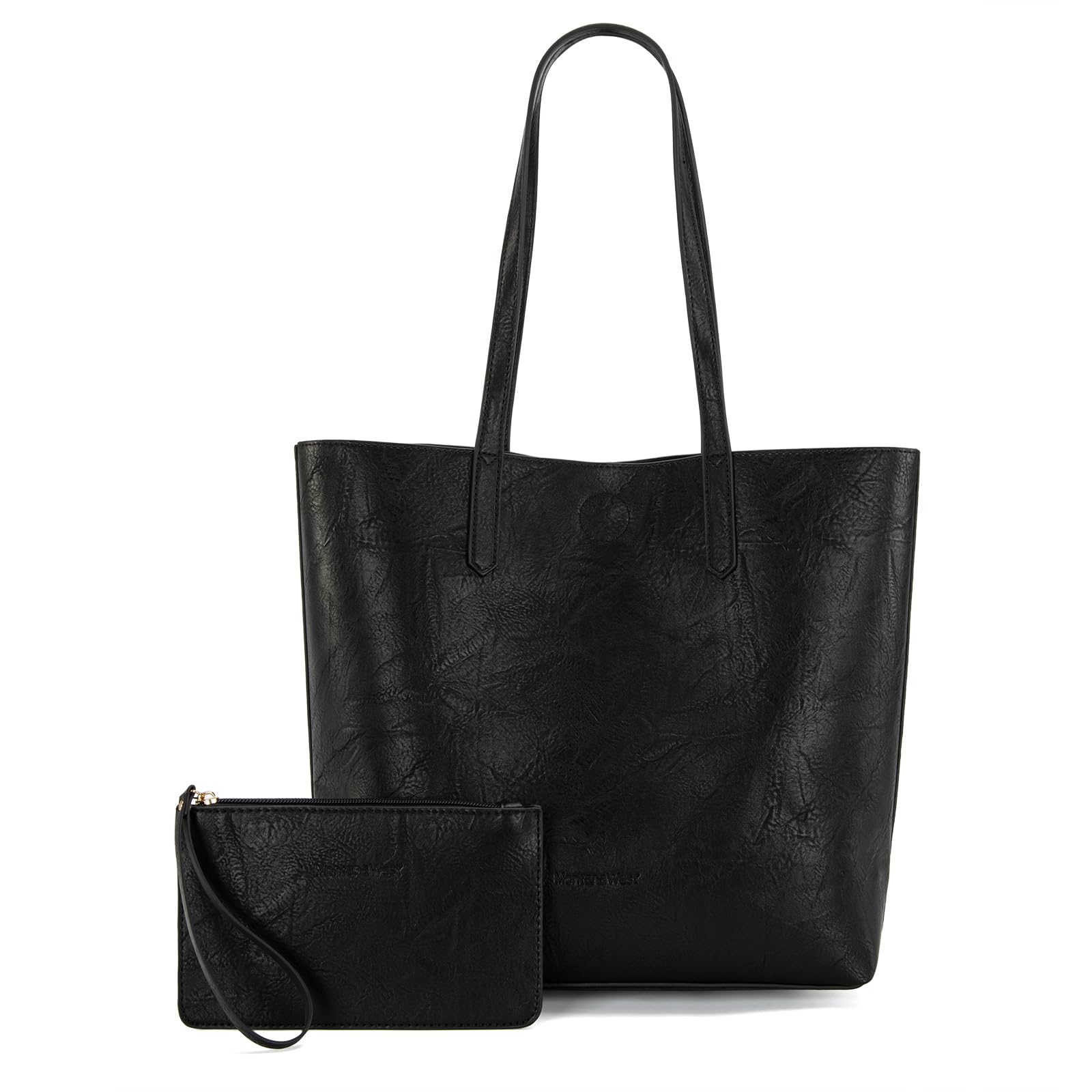 Foto 2 pulgar | Bolso De Mano Montana West Soft Hobo De Piel Vegana Mwc-376bk - Venta Internacional.