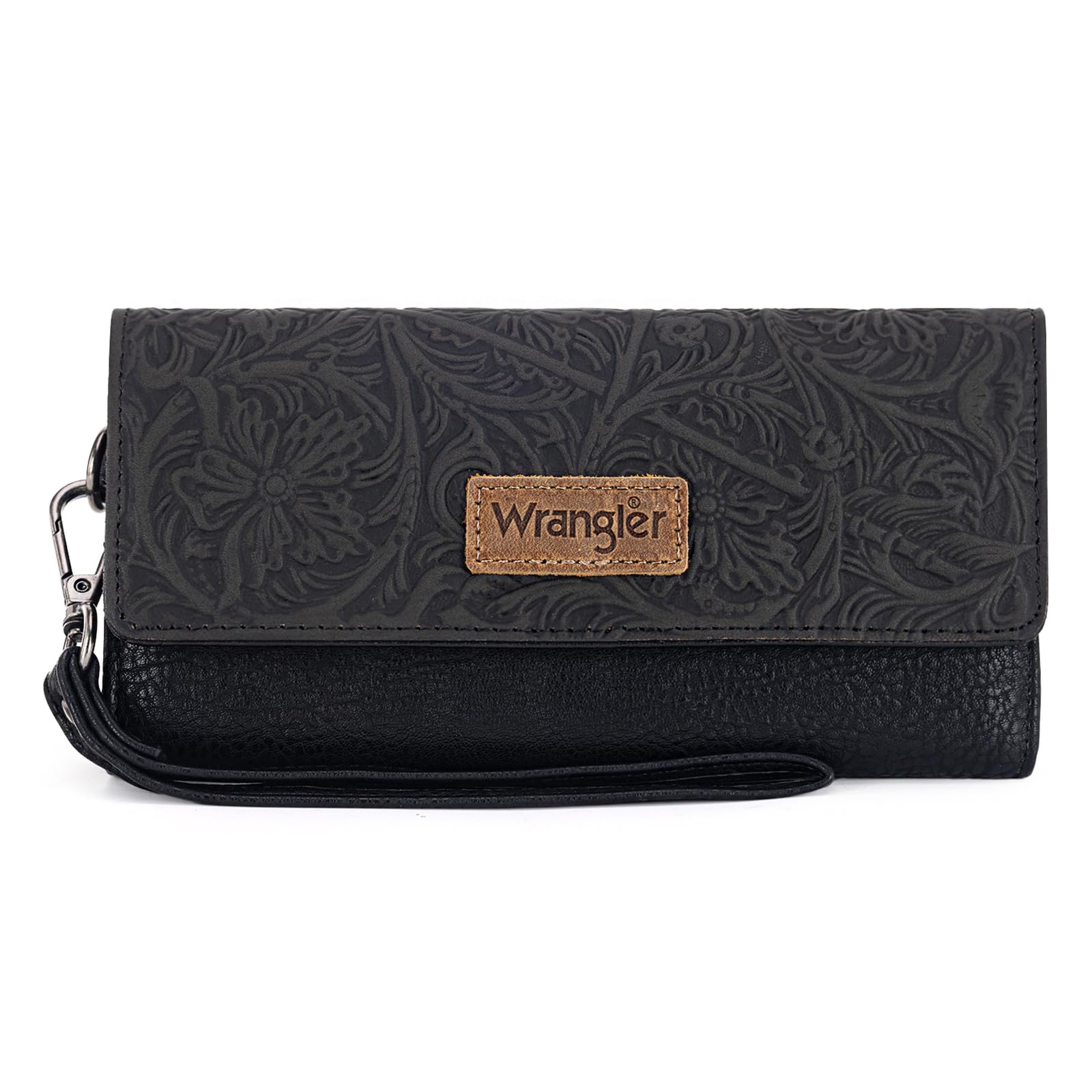 Foto 2 pulgar | Cartera Montana West X Wrangler Tooling Para Mujer, Piel Vegana, Color Negro - Venta Internacional.