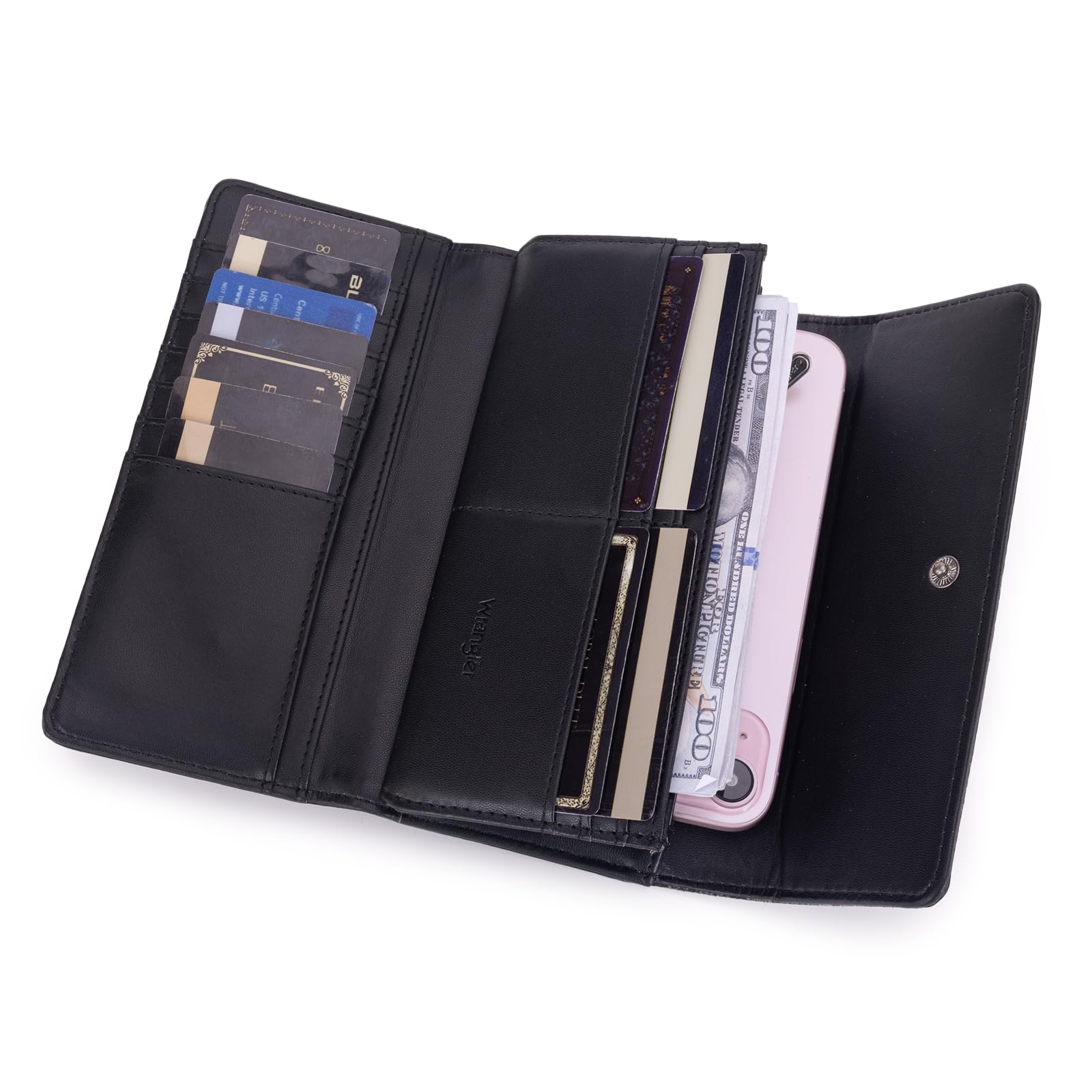 Foto 6 pulgar | Cartera Montana West X Wrangler Tooling Para Mujer, Piel Vegana, Color Negro - Venta Internacional.