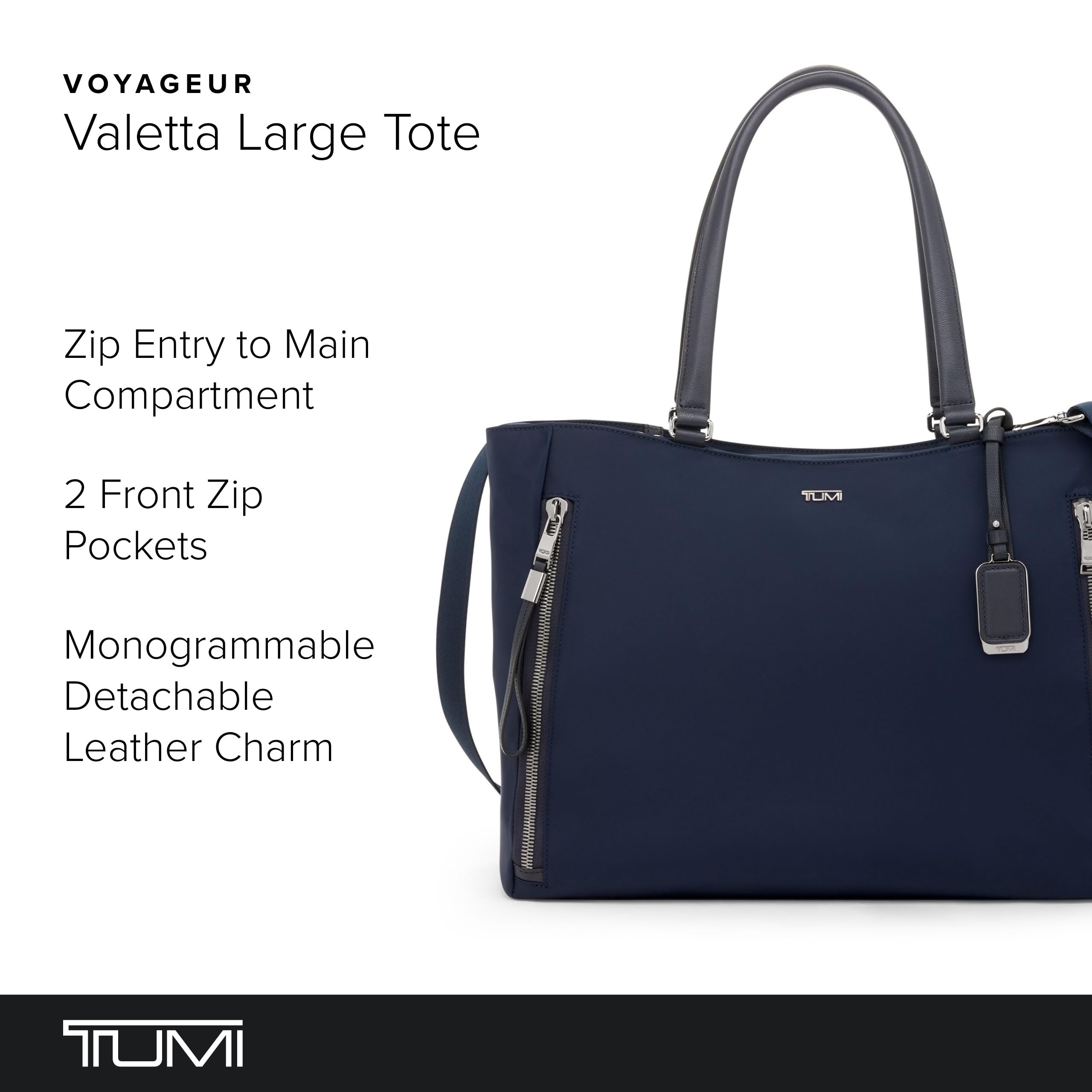 Foto 3 pulgar | Bolso De Mano Tumi Voyageur Valetta Para Mujer, De Nailon Índigo, Talla Grande - Venta Internacional.