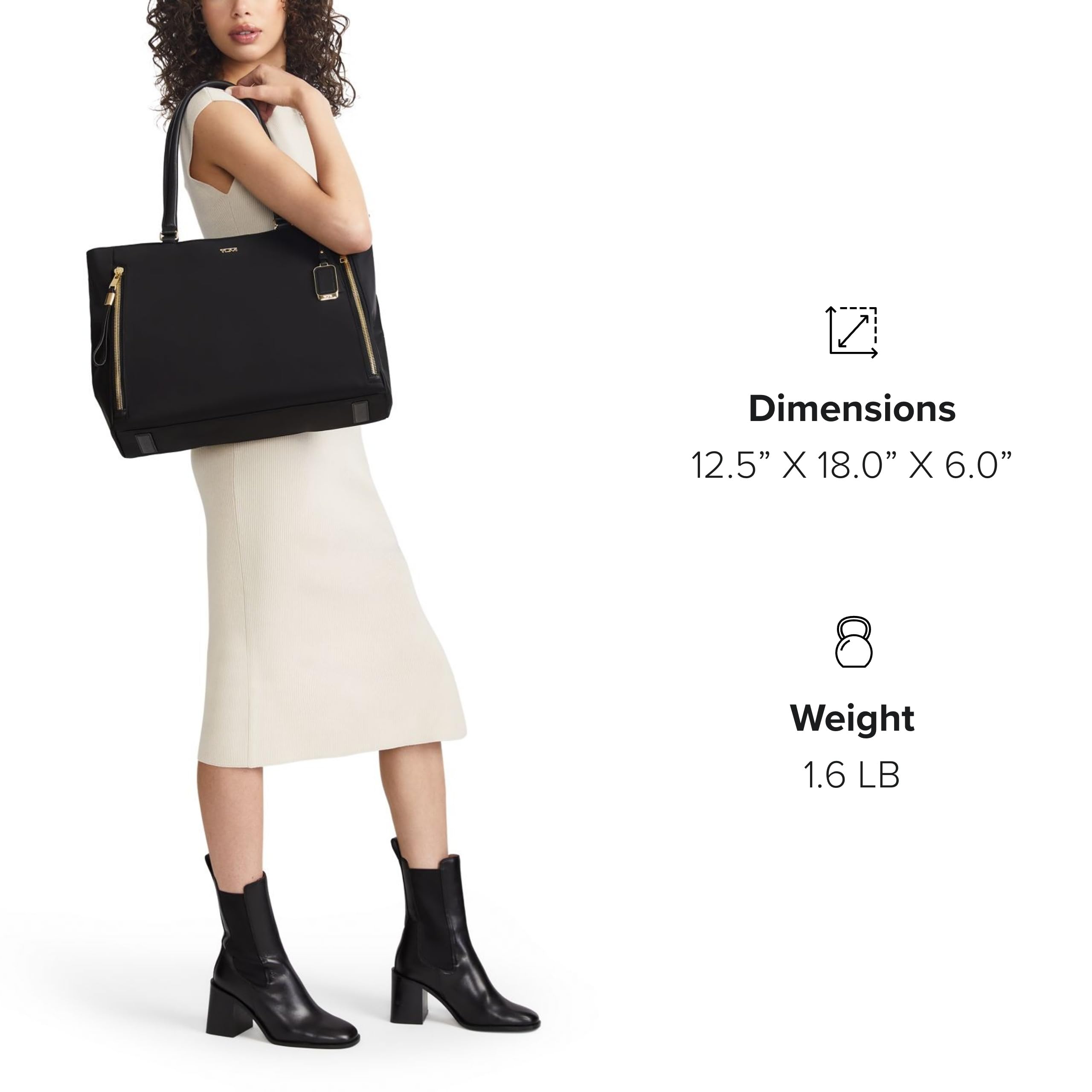 Foto 8 pulgar | Bolso De Mano Tumi Voyageur Valetta Para Mujer, De Nailon Índigo, Talla Grande - Venta Internacional.