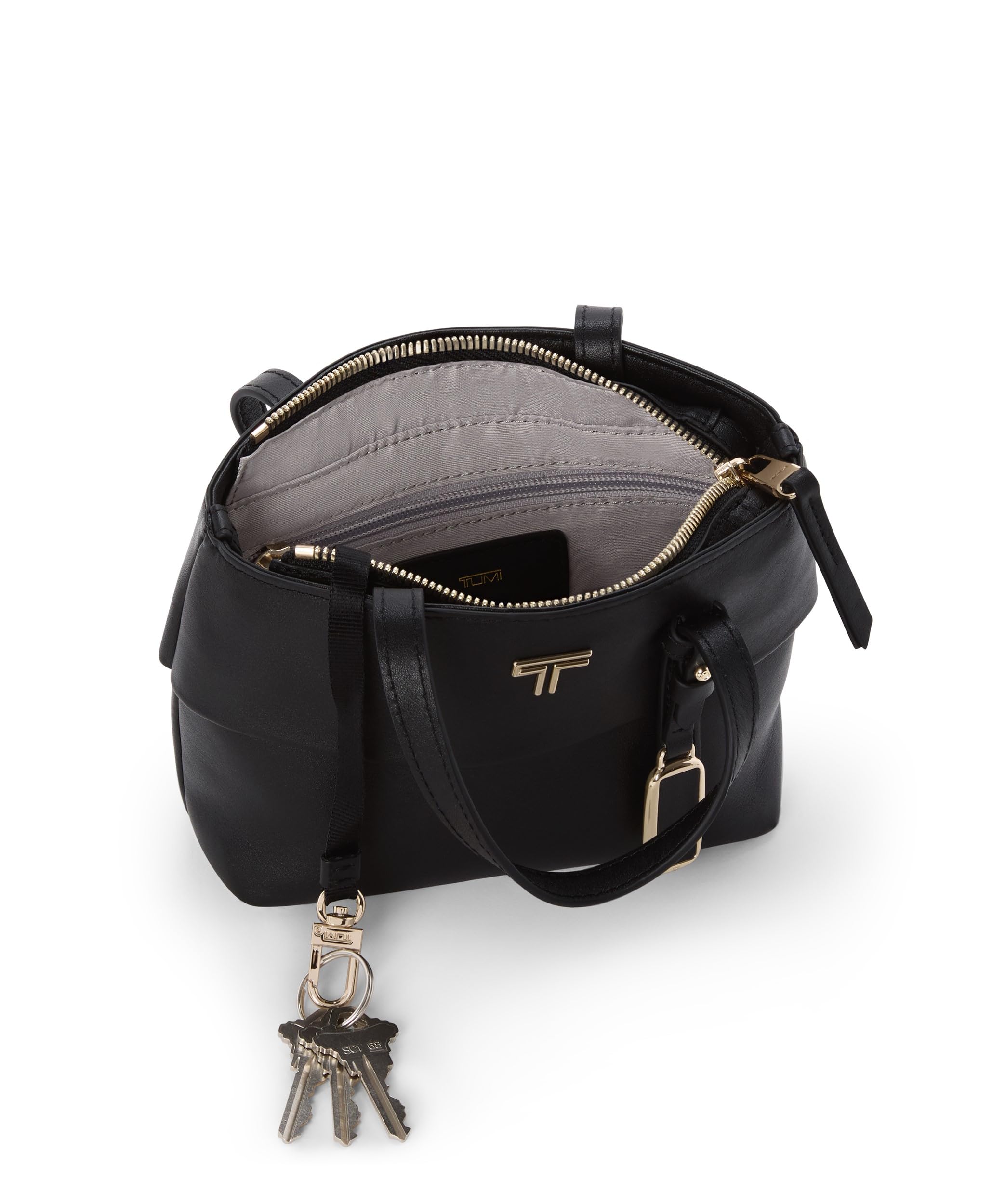 Foto 3 pulgar | Bolso De Mano Tumi Voyageur Mia Mini Negro/dorado Claro Para Mujer - Venta Internacional.