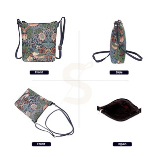 Foto 4 | Bandolera Signare Tapestry Small Para Mujer, Diseño Azul - Venta Internacional.