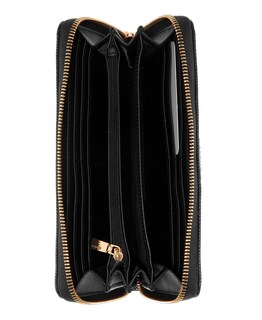 Foto 2 | Cartera Guess Laurel Grande Con Cremallera Redonda Negra Para Mujer - Venta Internacional.