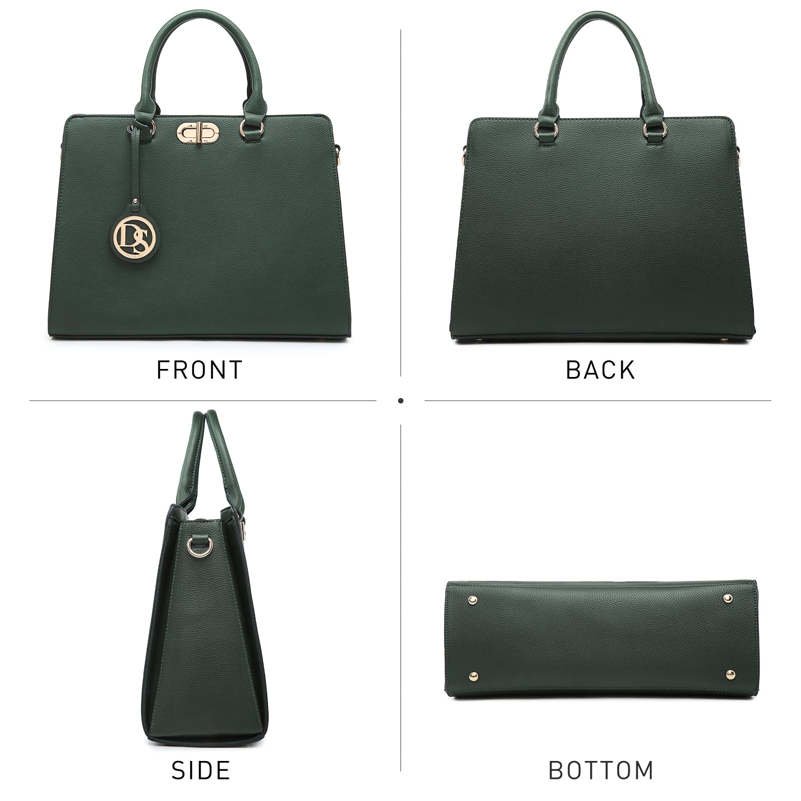 Foto 3 | Bolso De Trabajo Dasein Para Mujer Con Conjunto De Bolso De Mano - Venta Internacional.