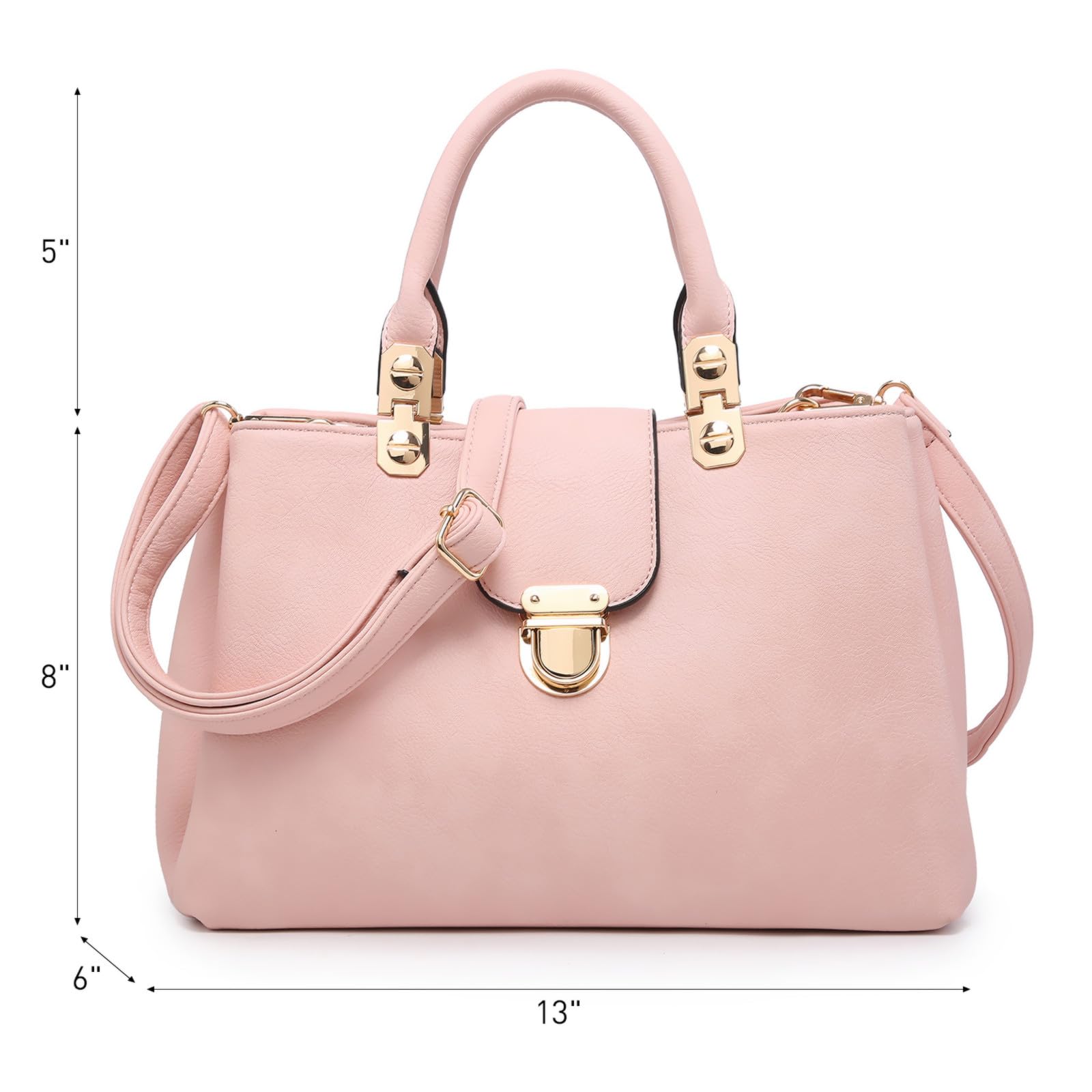 Foto 4 pulgar | Bolso Dasein De Piel Vegana Con Asa En La Parte Superior - Venta Internacional.