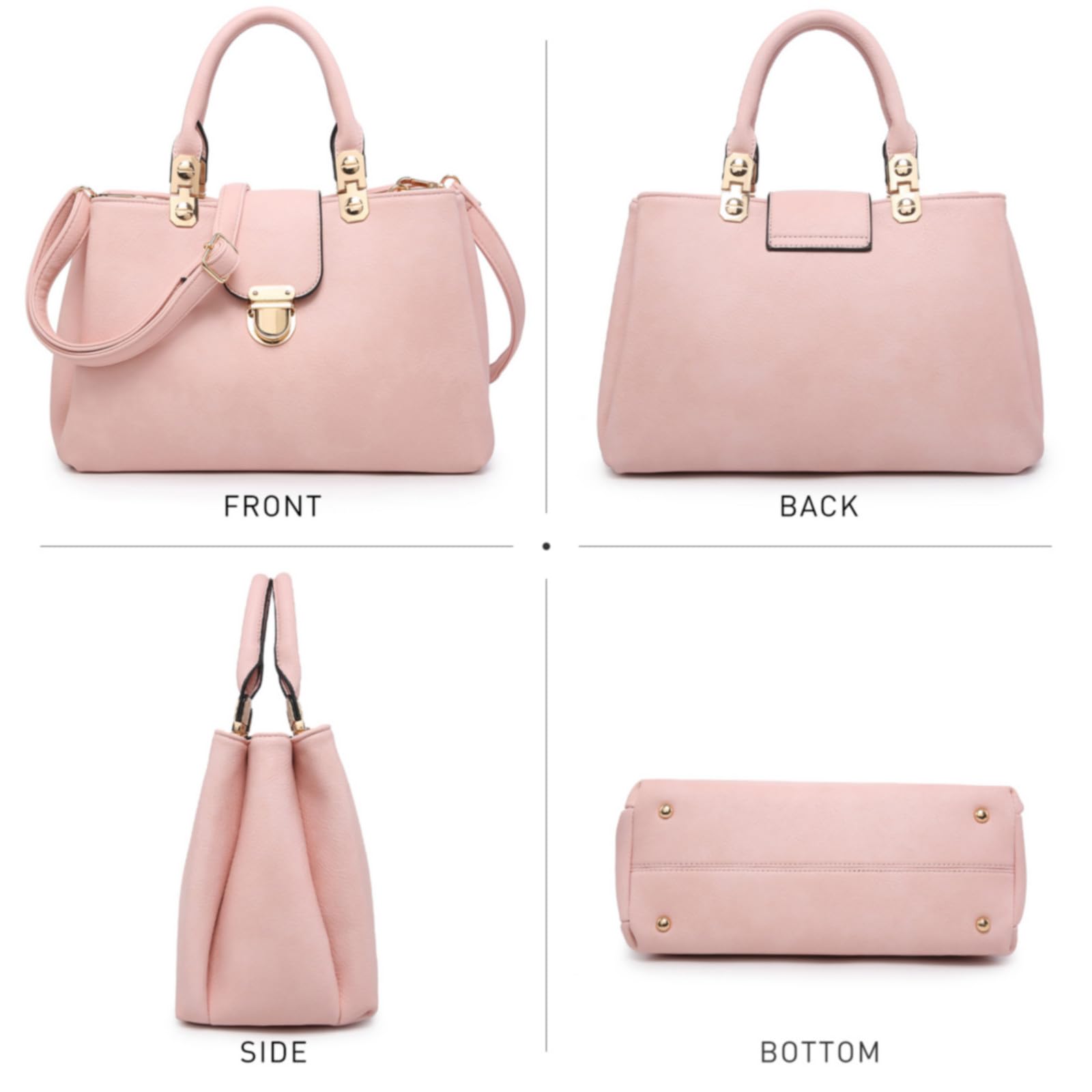 Foto 4 | Bolso Dasein De Piel Vegana Con Asa En La Parte Superior - Venta Internacional.