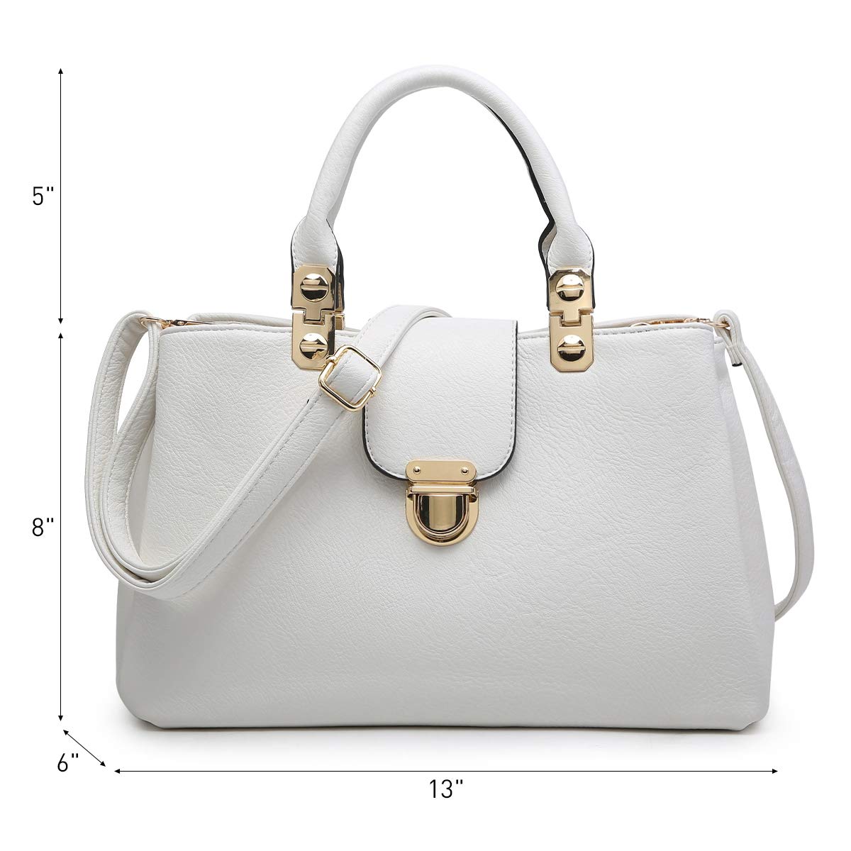 Foto 4 pulgar | Bolso Dasein De Piel Vegana Con Asa En La Parte Superior - Venta Internacional.