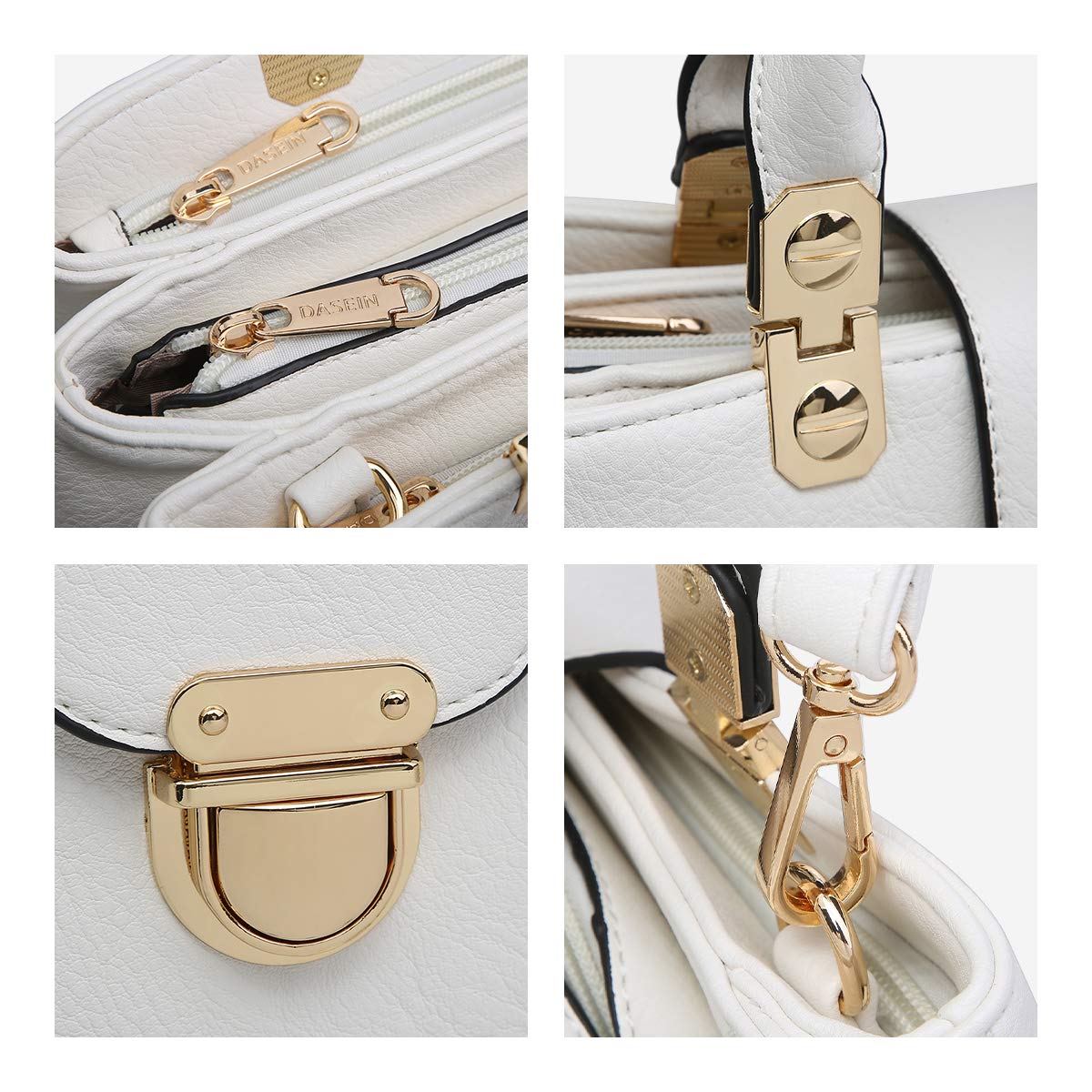 Foto 6 pulgar | Bolso Dasein De Piel Vegana Con Asa En La Parte Superior - Venta Internacional.